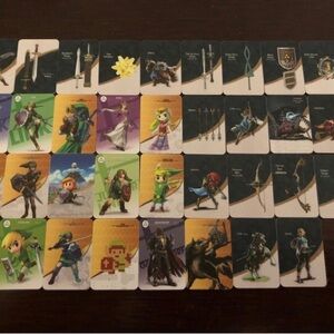 38pcs Zelda Amiibo NFC Cards